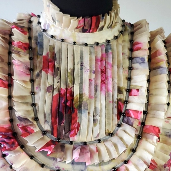 Zimmermann Mischief Tuck Beaded Blouse + Skirt S/S 2016 - Picture 5 of 13